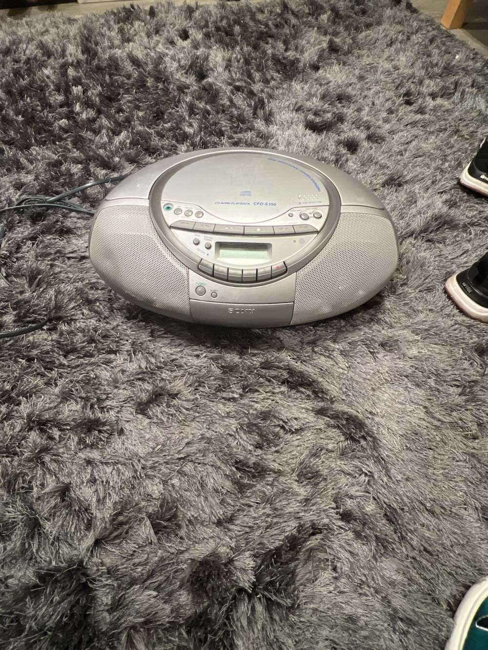 Sony CFD-S350 CD Radio Cassette Boombox TESTED
